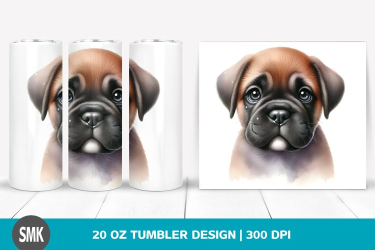 Cute Baby Bullmastiff Tumbler