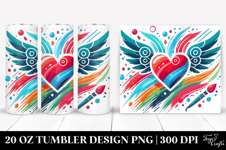 Valentines 20 Oz Tumbler Png