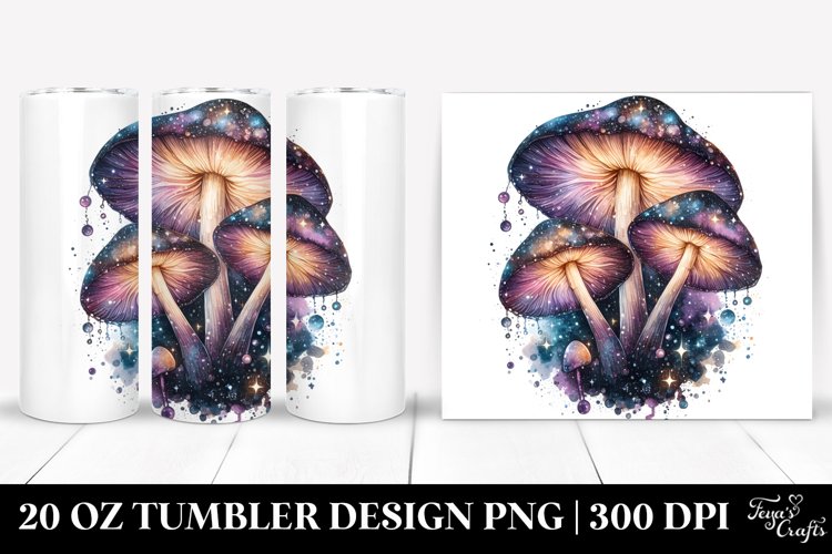 Shiny Celestial Mushroom | 20 oz Tumbler