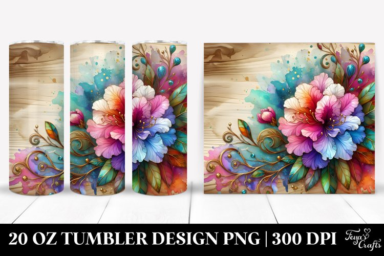 Colorful Rhododendron | 20 Oz Tumbler example image 1