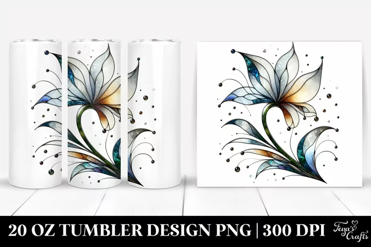 Stained Snowdrop Metallic Marble | 20 Oz Tumbler