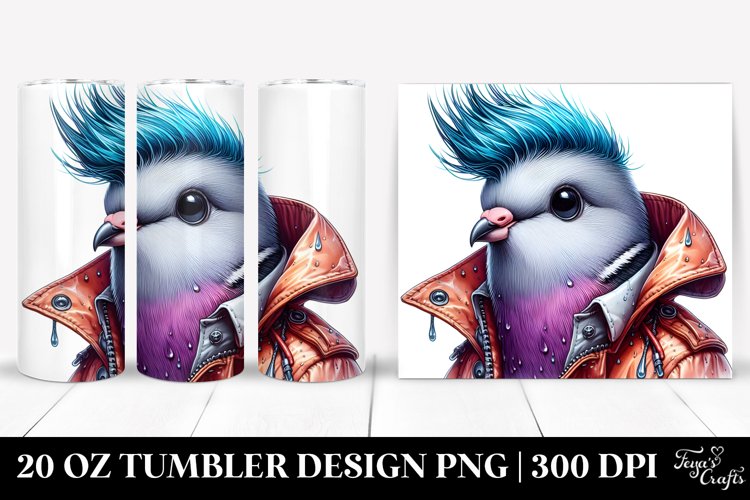 Cool Dove 20 Oz Tumbler example image 1