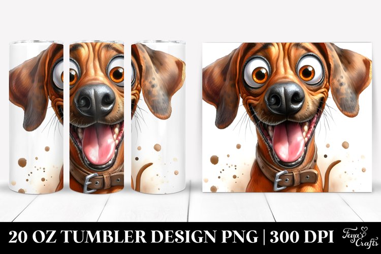 Sitting Ridgeback | 20 Oz Tumbler example image 1