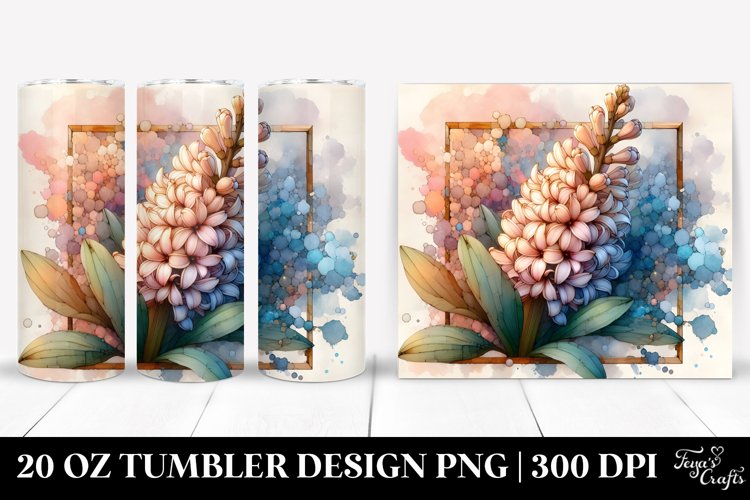 Wooden Hyacinth 20 Oz Tumbler example image 1