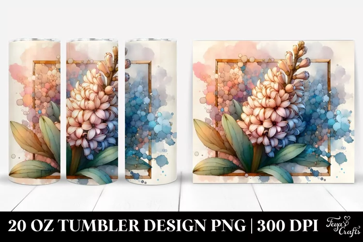 Wooden Hyacinth 20 Oz Tumbler