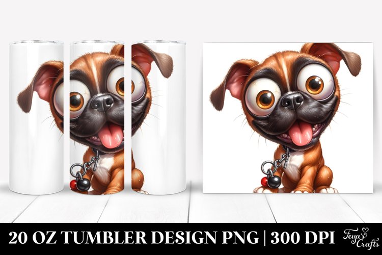 Funny Boxer Tumbler | 20 oz Tumbler example image 1
