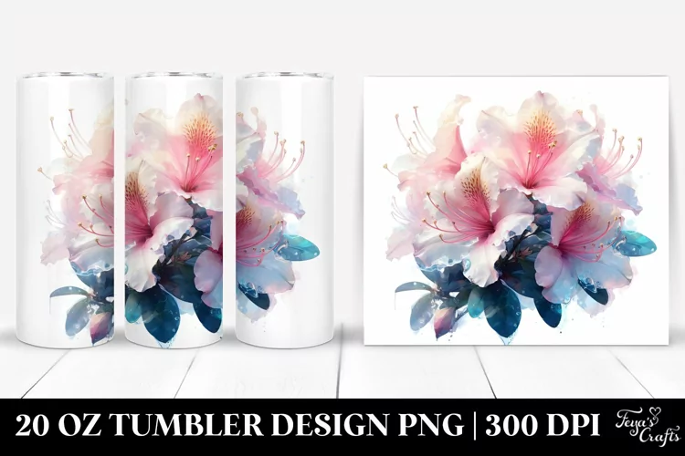 Shiny Azalea Tumbler | 20 oz Tumbler