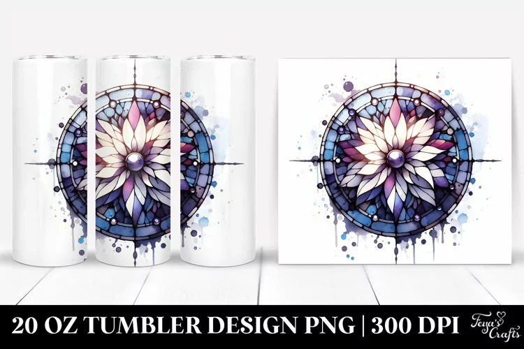 Shiny Lobelia Stained | 20 Oz Tumbler