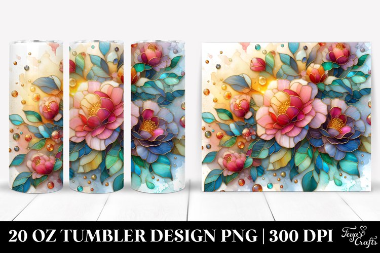 Glossy Stained | 20 Oz Tumbler example image 1