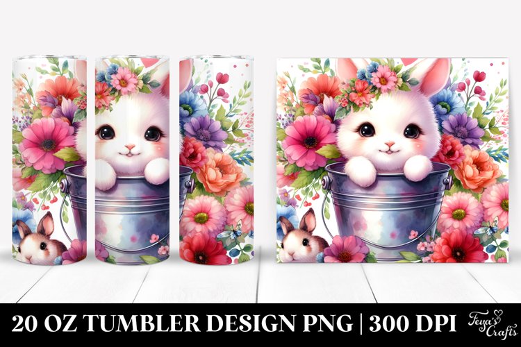 Vibrant Baby Rabbit | 20 Oz Tumbler