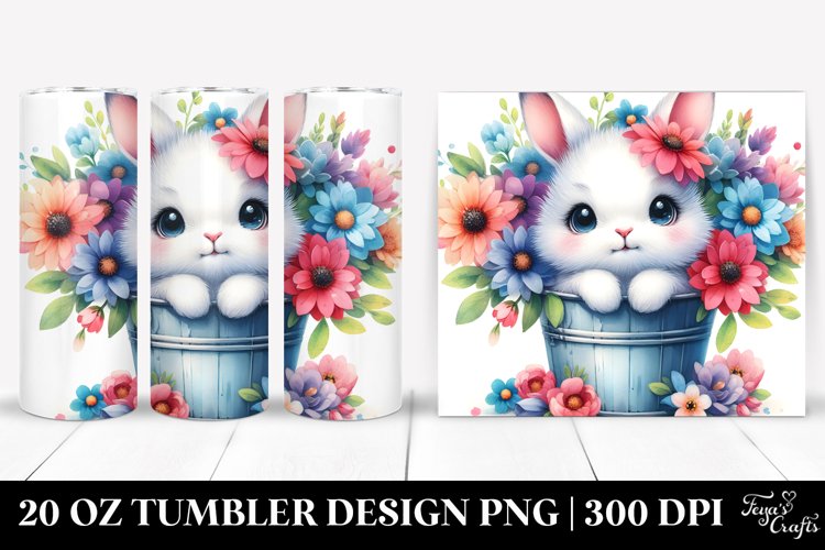 Vibrant Baby Rabbit | 20 Oz Tumbler