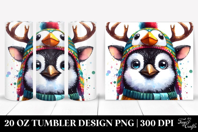 Christmas PNG 20 Oz Tumbler Design example image 1