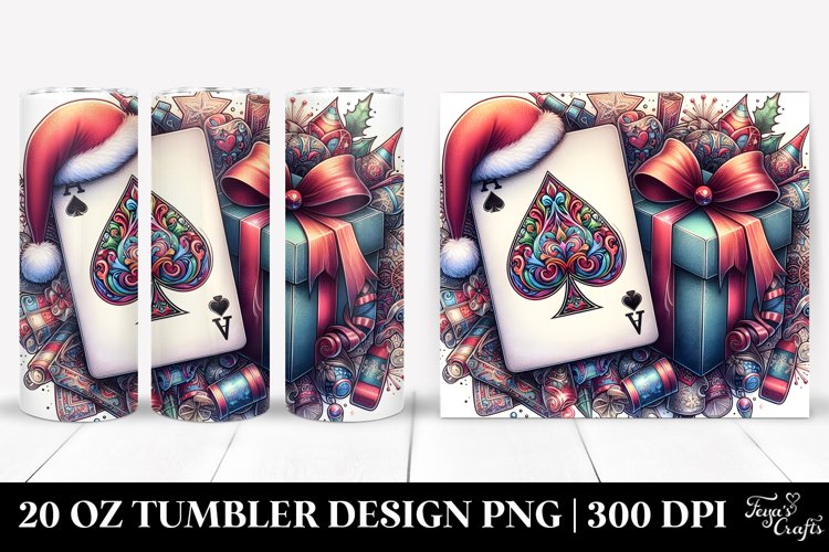Christmas PNG 20 Oz Tumbler Design
