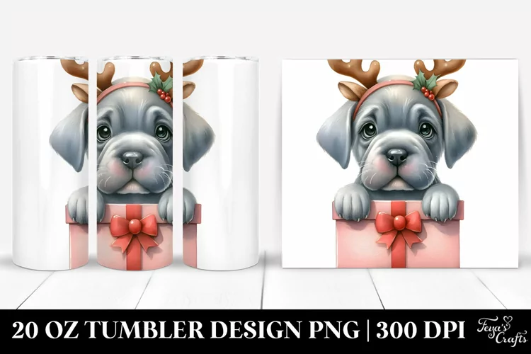 Expressive Great Dane 20 Oz Tumbler