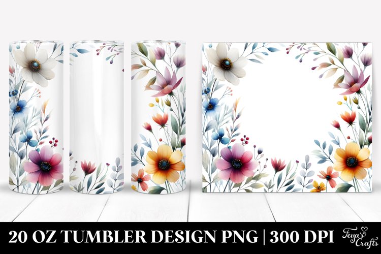 Colorful Wild Flowers | 20 Oz Tumbler