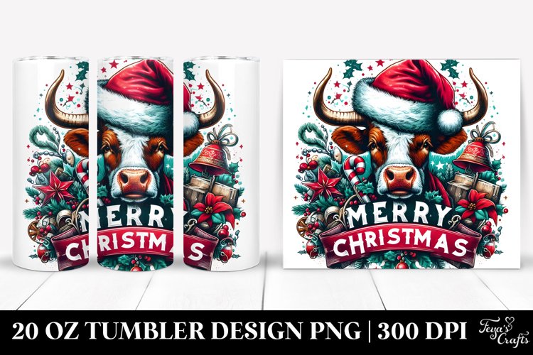 Christmas PNG 20 Oz Tumbler Design