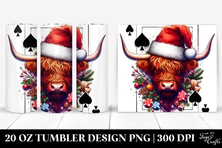 Christmas PNG 20 Oz Tumbler Design
