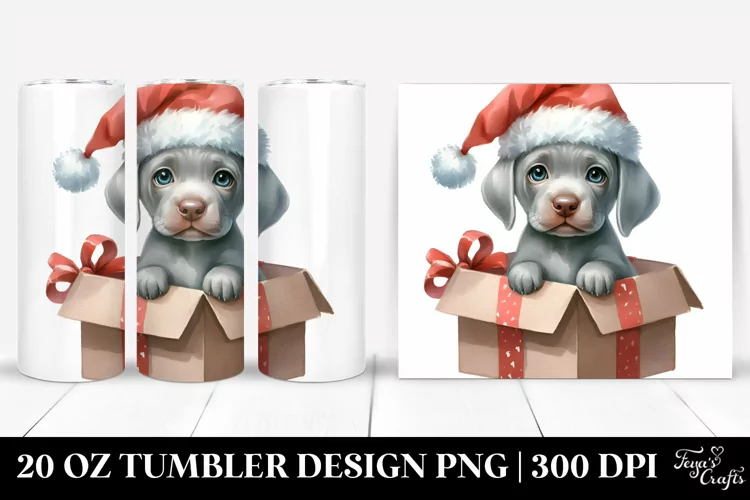 Enthusiastic Weimaraner, High-Res 20 Oz Tumbler