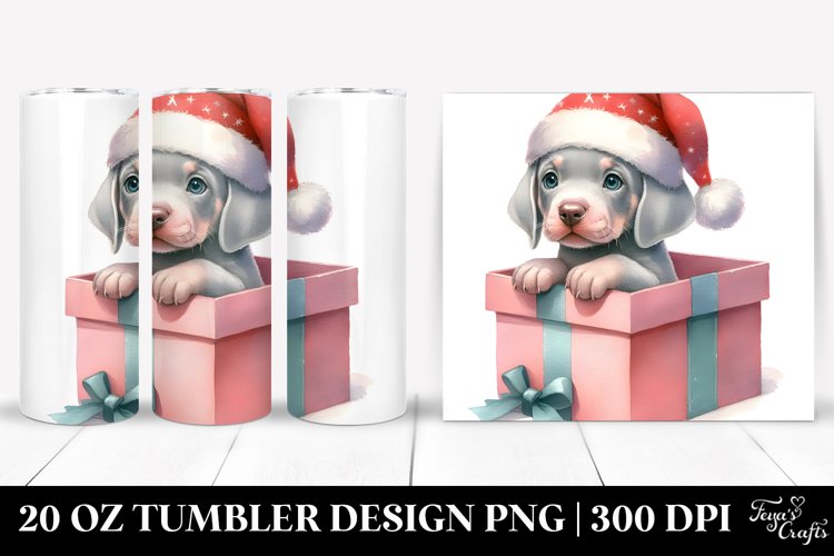 Enthusiastic Weimaraner, High-Res 20 Oz Tumbler
