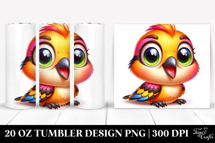 Colorful Baby Oriole | 20 Oz Tumbler example image 1