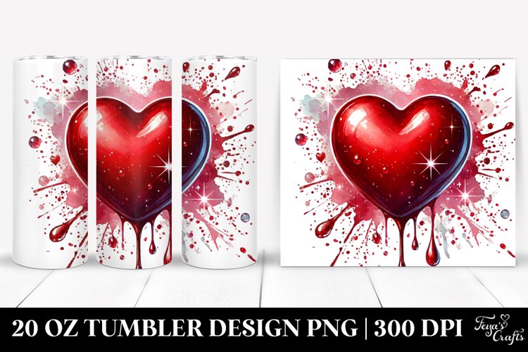 Valentines 20 Oz Tumbler Png