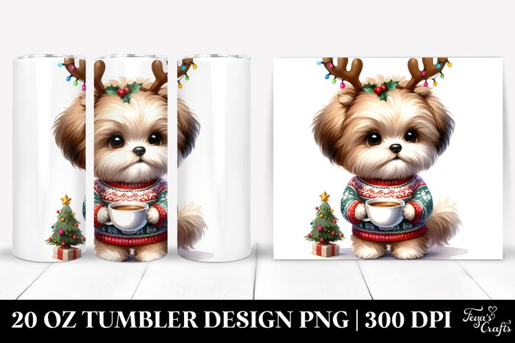 Enthusiastic Havanese, High-Res 20 Oz Tumbler example image 1