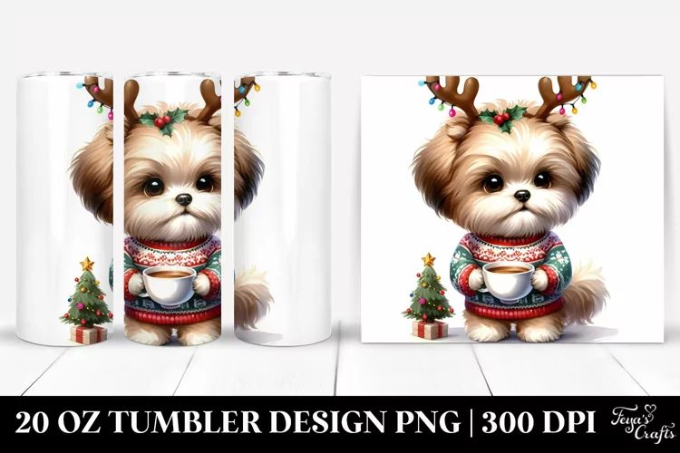 Enthusiastic Havanese, High-Res 20 Oz Tumbler