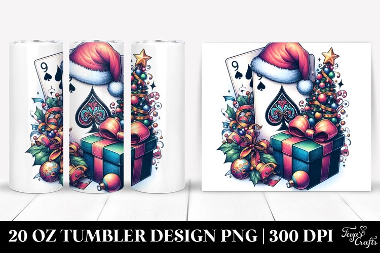 Christmas PNG 20 Oz Tumbler Design