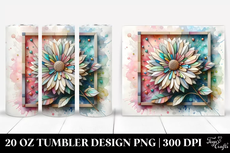 Abstract Pastel Calla Lily Art 20 Oz Tumbler