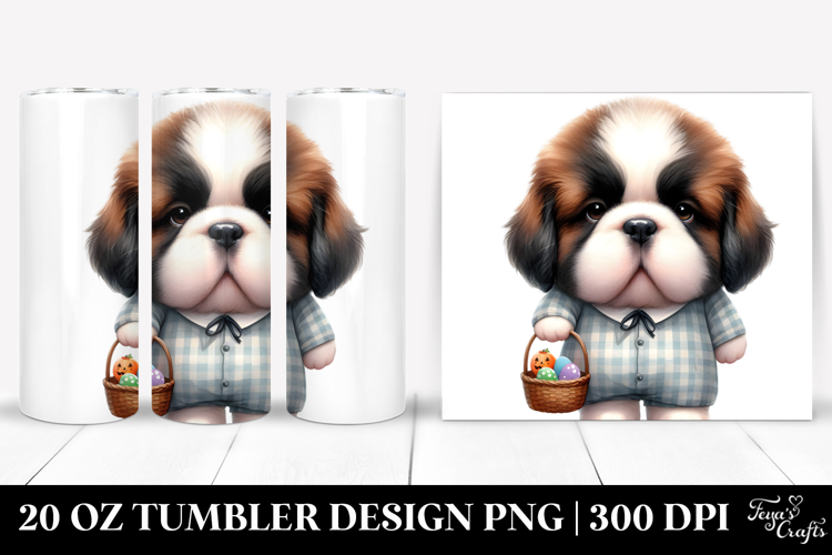 Expressive Saint Bernard, 20 Oz Tumbler
