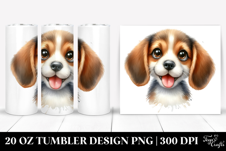 Happy Beagle 20 Oz Tumbler