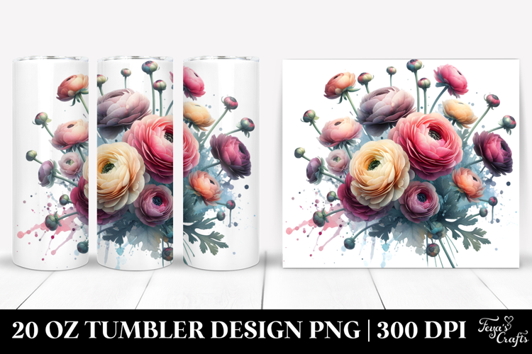 y Ranunculus 20 Oz Tumbler