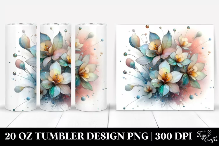 Abstract Pastel Narcissus Art 20 Oz Tumbler