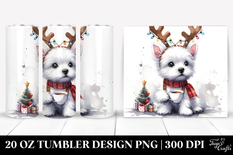 Enthusiastic Baby West Highland White Terrier example image 1