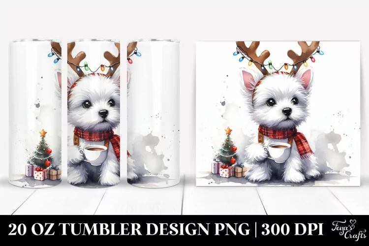 Enthusiastic Baby West Highland White Terrier