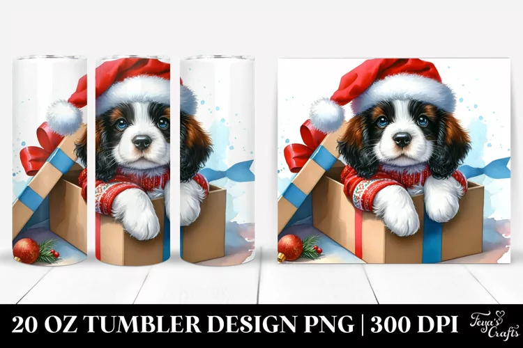 Expressive Baby English Springer Spaniel Dressed for Winter,