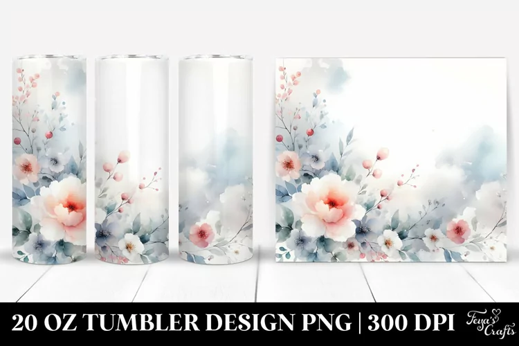 Washed Simple Image Tumbler Design | 20 oz Tumbler