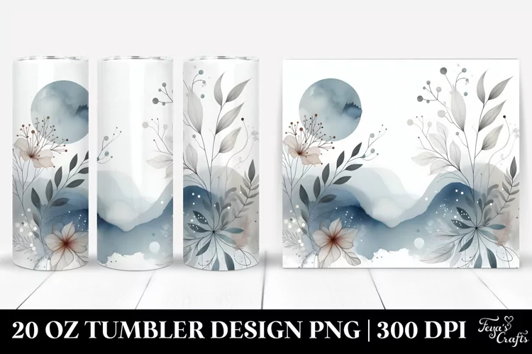 Washed Simple Image Tumbler Design | 20 oz Tumbler
