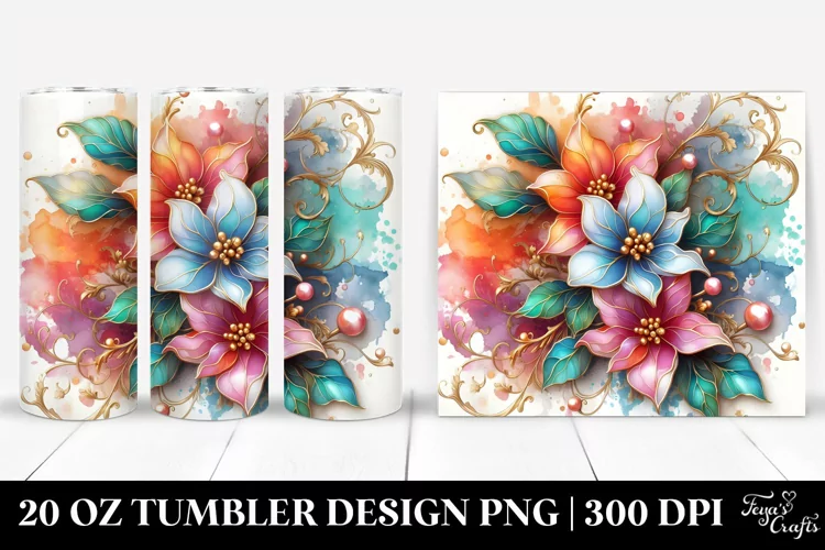 Colorful -Like Material Jasmine Tumbler | 20 Oz Tumbler