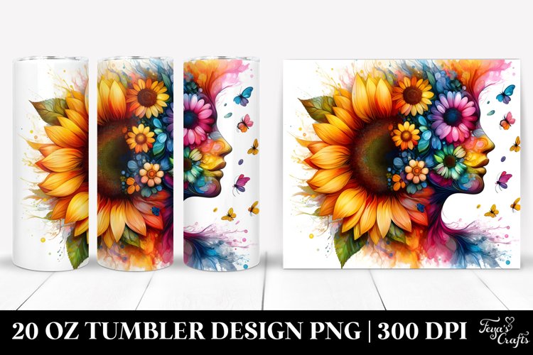 Watercolor Sunflower Clipart Image 13