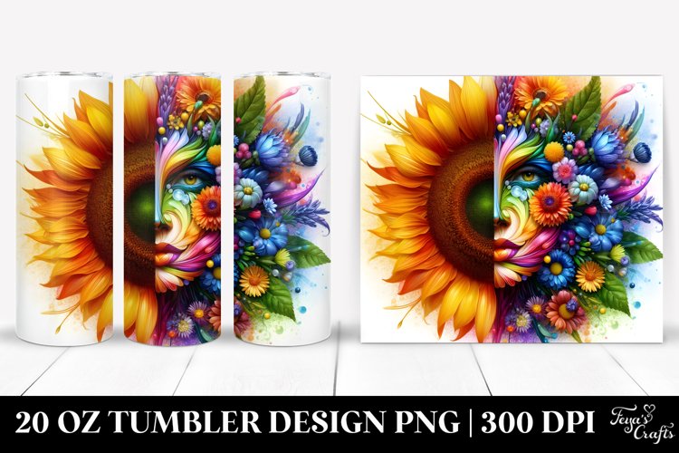 Watercolor Sunflower Clipart Image 11