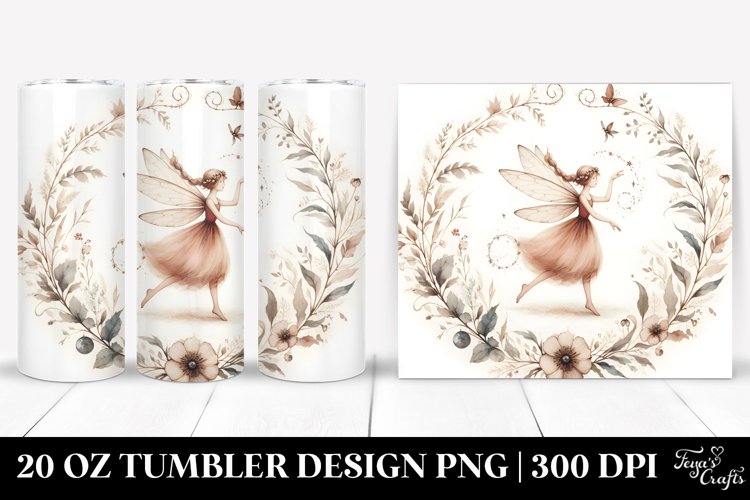 Vintage Fairy Tumbler Design | 20 oz Tumbler