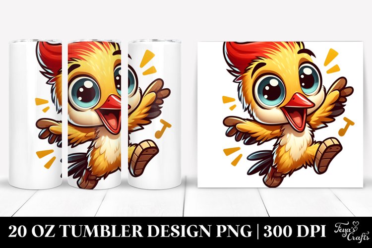 Crazy Baby Woodpecker Tumbler example image 1