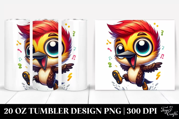 Crazy Baby Woodpecker Tumbler