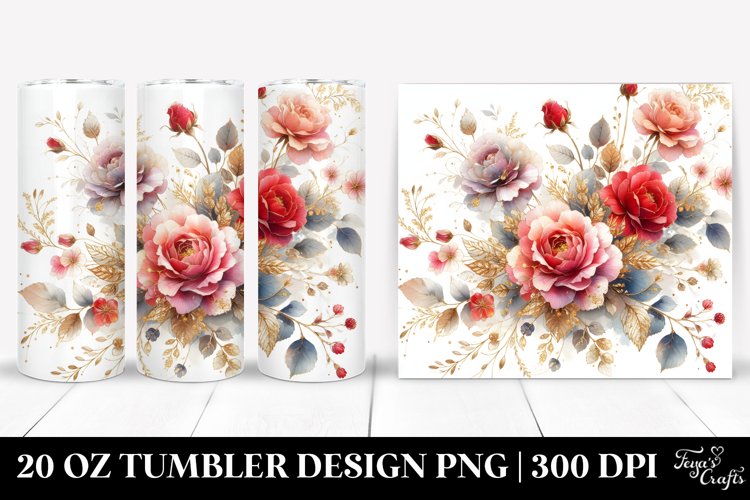 Christmas PNG 20 Oz Tumbler Design example image 1