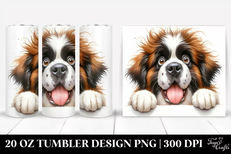 Crazy Saint Bernard | 20 Oz Tumbler