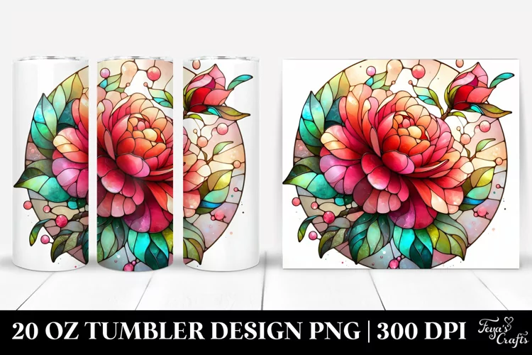 Camellia Splash | 20 Oz Tumbler