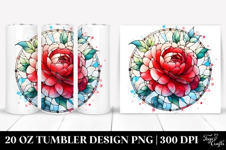 Camellia Splash | 20 Oz Tumbler example image 1