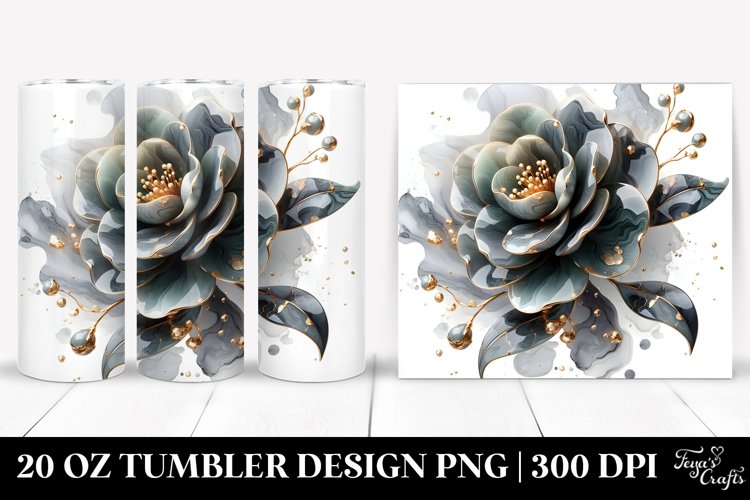 Glossy Camellia | 20 Oz Tumbler example image 1