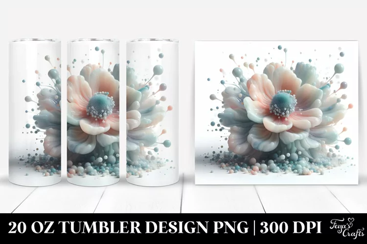 Glossy Anemone 20 Oz Tumbler
